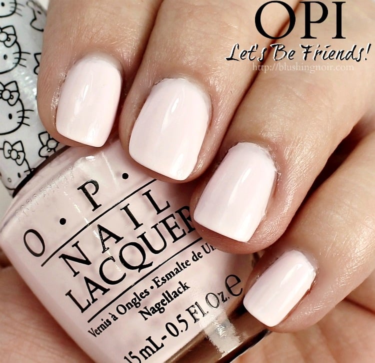OPI Let's Be Friends Nail Polish Swatches Hello Kitty