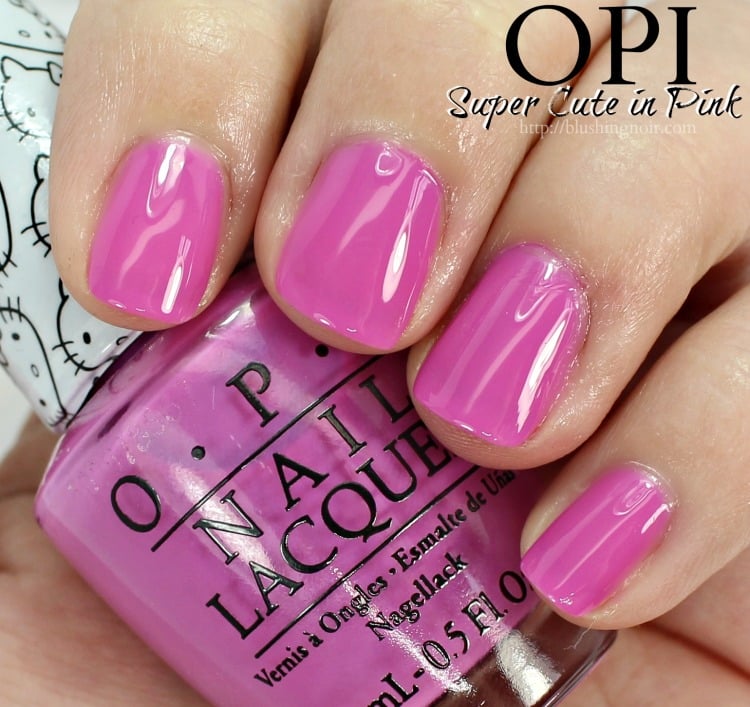 OPI Super Cute in Pink Nail Polish Swatches