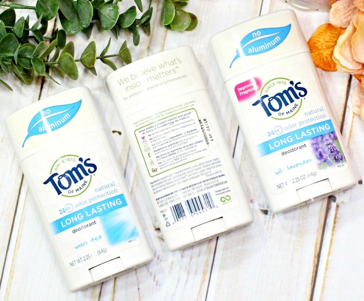 Tom’s of Maine Long Lasting Deodorant natural #WhyISwitched #DeoSwitch review