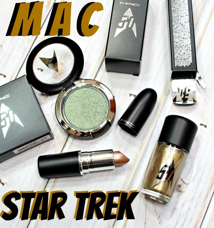 MAC Star Trek Swatches review photos swatch pics makeup collection collab