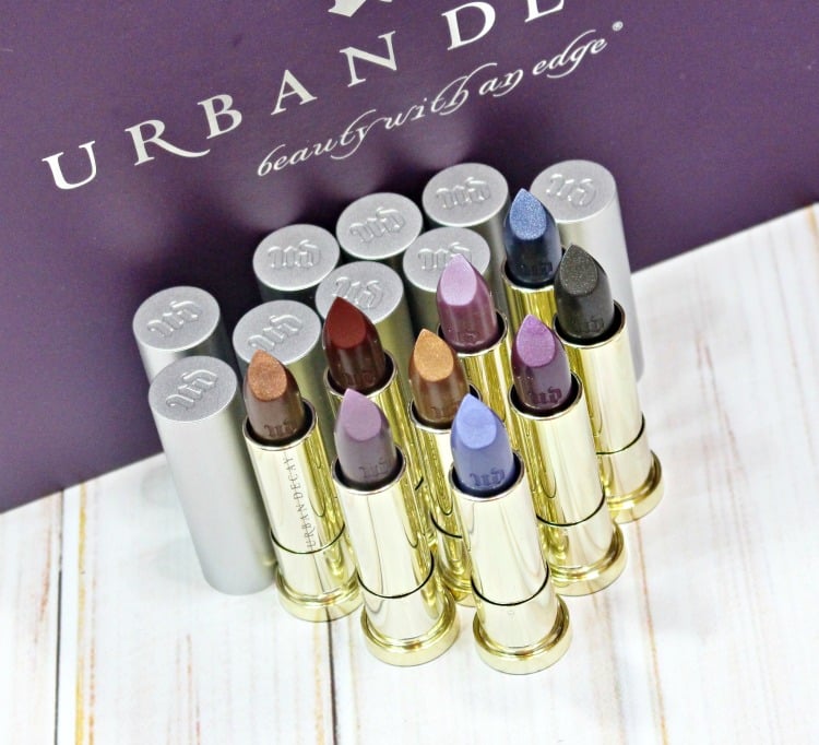 Urban Decay Vice Lipstick Vintage Capsule Collection swatches review swatch pics Holiday 2016 #UDXX
