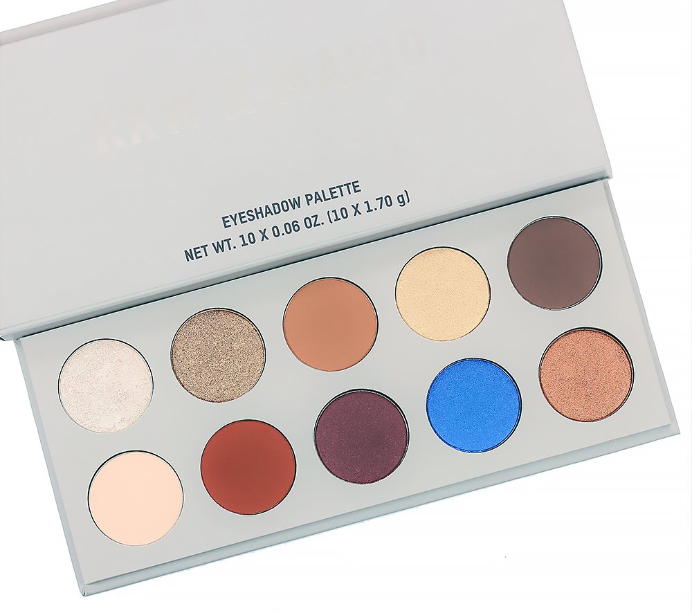 KKW Beauty x Mario Makeup Collection 10 Pan Eyeshadow Palette.